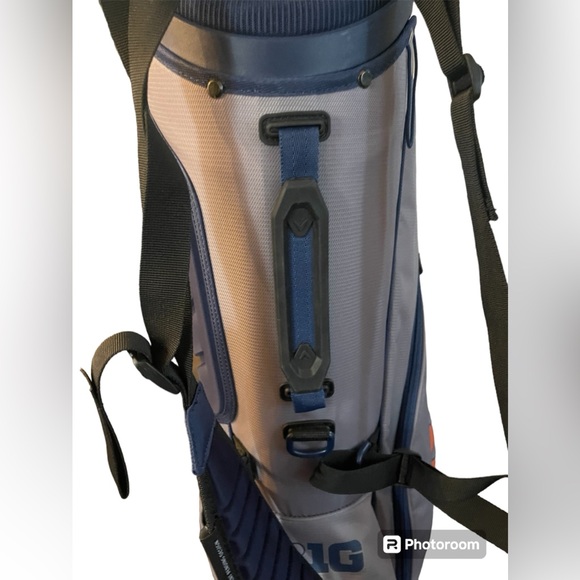 NEW CALLWAY GOLF / University of Illinois HyperLite Stand Bag Grey Navy Orange - Picture 6 of 13